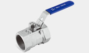 one piece wafer ball valve stainless steel