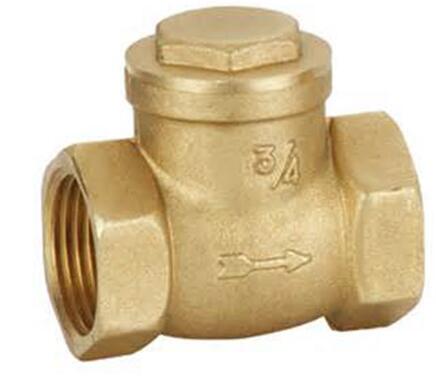 1 inch brass Y angle swing check valve