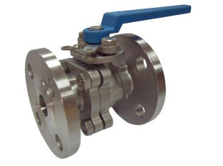2 piece stainless steel Flanged ball valve