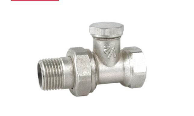 Angle Brass Radiator Valve without Handle