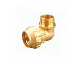 Brass Compression Male Elbow Fitting