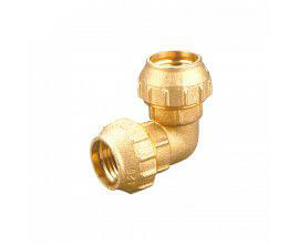 Brass Elbow Double Compression Fittings