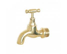 Polishing brass taps