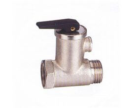 Brass Safety Valve with Lever