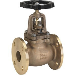 Bronze Flanged Globe Valves with Bolted Bonnet drilled PN10/16