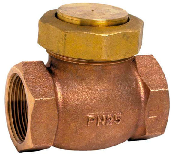 Disc check valve / bronze