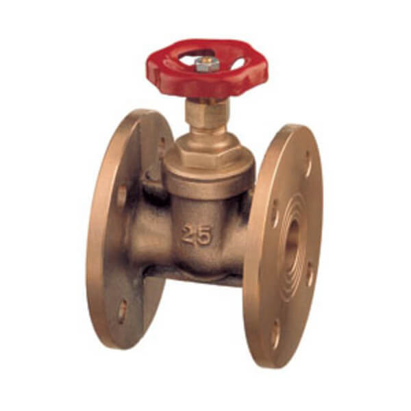 Flanged gate valve PN6 - bronze