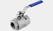 2 piece 304 stainless steel ball valve