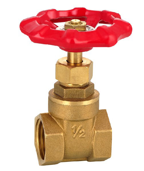  3/4" F - F Female Brass Gate Valve 200 WOG
