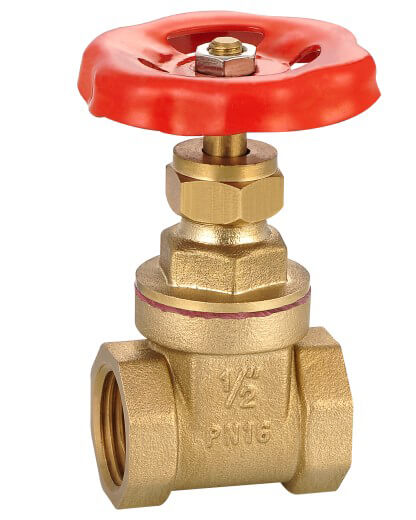  2" Brass Gate Valve with Plumbing American Threads