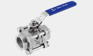 3PC stainless steel female thread ball valve price