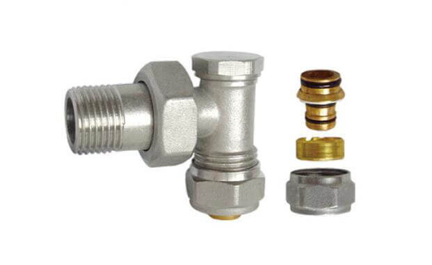 Beautiful Brass Radiator Valve in Pipe