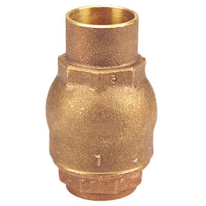  Bronze Cold Working Pressure Sweat Vertical Check Valve