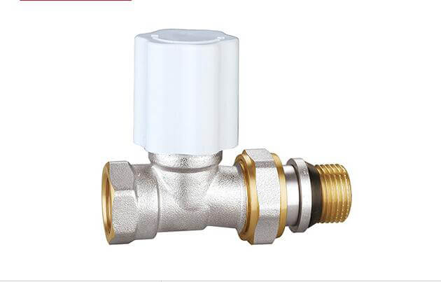 China Angle Brass Thermostatic Radiator Valve