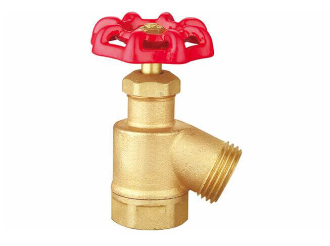 3/4" Hose Thread Cast Iron Handle Wheel Garden Valves