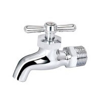 brass bibcock tap YL606 POLISHED BRASS BIBCOCK